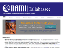 Tablet Screenshot of nami-tallahassee.org